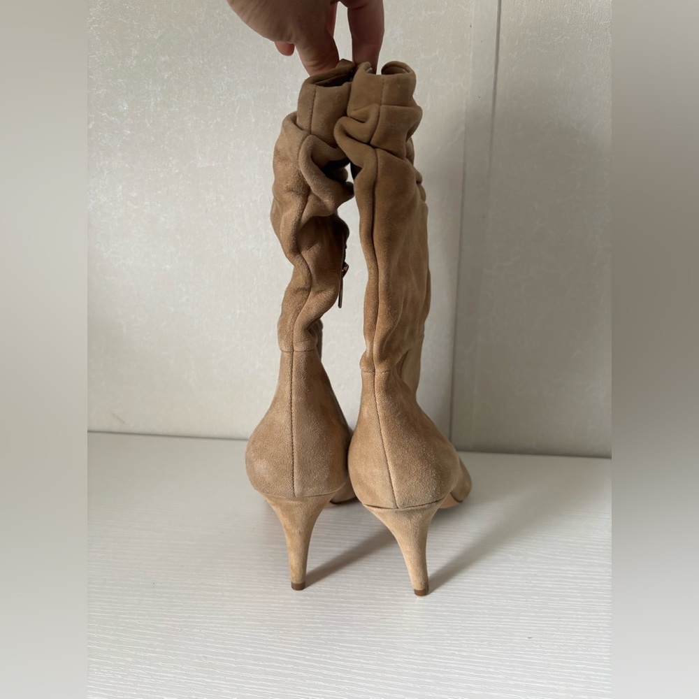 Vince Camuto | Tan Suede Heeled Boots | Size 11M - Picture 3 of 7